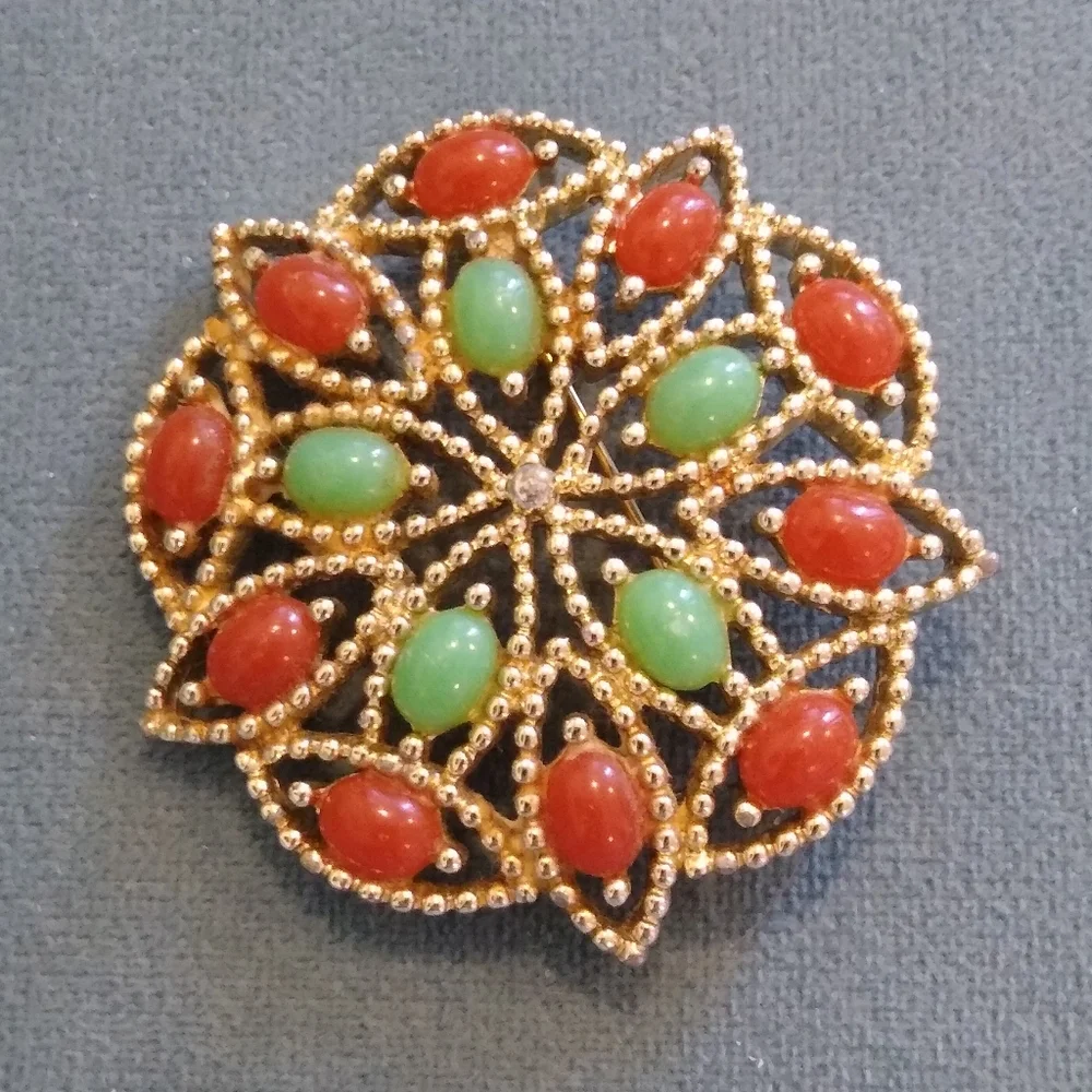 SC Sara Coventry Brooch Set